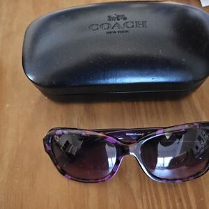 Coach Purple Women's Sunglasses